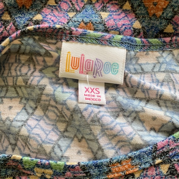 LuLaRoe “IRMA” HIGH-LOW TUNIC OVERSIZED TOP SIZE EXTRA EXTRA SMALL 🌟NWT🌟 - Picture 7 of 11